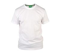 Duke Mens D555 Kingsize Flyers-1 Crew Neck T-Shirt (8XL) (White)