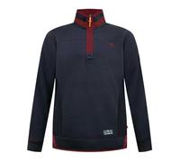 Duke Mens D555 Leicester Quarter Zip Kingsize Fleece Top - Navy - 2XL - Navy - 60% Cotton/40% Polyester