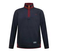 Duke Mens D555 Leicester Quarter Zip Kingsize Fleece Top - Navy - 3XL - Navy