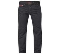 Duke Mens D555 London Canary Bedford Cord Kingsize Trousers - Charcoal - 48L - Charcoal - 100% Cotton