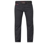 Duke Mens D555 London Canary Bedford Cord Kingsize Trousers - Charcoal - 56S - Charcoal - 100% Cotton