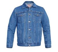 Duke Mens D555 London Trucker Western Denim Kingsize Jacket - Stonewash - Stonewash - 8XL - 100% Cotton