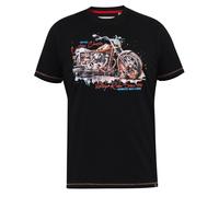 Duke Mens D555 Lorne Motorbike Crew Neck Kingsize T-Shirt / N/A N/A DC524