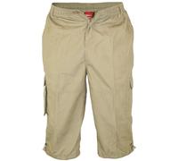 Duke Mens D555 Mason Kingsize Cargo Shorts - Sand - Sand - 8XL