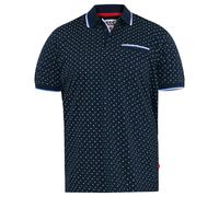 Duke Mens D555 Oakley All-Over Print Jersey Kingsize Polo Sh5XL Navy DC523