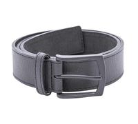 Duke Mens D555 Ozzy Matte Bonded Leather Belt - Black - 72in - Black - 100% Leather
