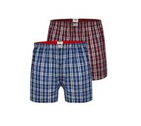 Duke Mens D555 Plaid Woven Kingsize Boxer Shorts (Pack of 2) DC203