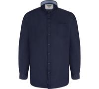 D555 Men's Richard Oxford Kingsize Long-Sleeved Shirt in Navy | Size: 6XL D555 Navy 6XL