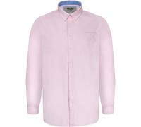 D555 Richard Oxford Kingsize Long-Sleeved Shirt Duke Clothing Pink 4XL