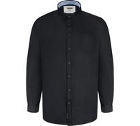 Duke Mens D555 Richard Oxford Kingsize Long-Sleeved Shirt - Black - Black - 5XL