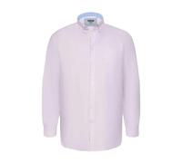 Duke Mens D555 Richard Oxford Kingsize Tall Long-Sleeved Shirt - Pink - 3XL - Pink - 65% Cotton/35% Polyester