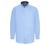 Duke Mens D555 Richard Oxford Tall Long-Sleeved Shirt - Sky Blue - L - Sky Blue - 65% Cotton/35% Polyester