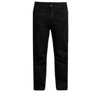 Duke Mens D555 Rockford Carlos Stretch Jeans - Black - Black - 38L - 65% Cotton/32% Polyester/3% Elastane