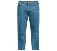 Duke Mens D555 Rockford Carlos Stretch Jeans - Stonewash - Stonewash - 46S - 65% Cotton/32% Polyester/3% Elastane