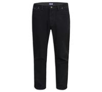 Duke Mens D555 Rockford Comfort Kingsize Jeans - Black - Black - 52S - 100% Cotton