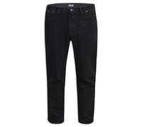 Duke Mens D555 Rockford Comfort Kingsize Jeans - Black - Black - 44L - 100% Cotton