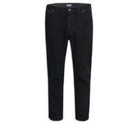 Duke Mens D555 Rockford Denim Comfort Jeans - Black - Black - 38L - 100% Cotton