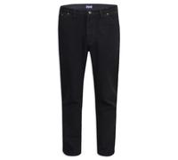 Duke Mens D555 Rockford Denim Comfort Jeans - Black - Black - 38S