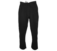 (6XL, Black) Duke Mens Kingsize Rory Lightweight Fleece Jogging Bottoms