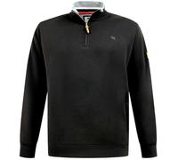 Duke Mens D555 Russel Quarter Zip Kingsize Fleece Top - Black