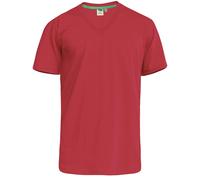 Duke Mens D555 Signature 2 V Neck T-Shirt - Red - XL - Red
