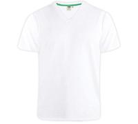 Duke Mens D555 Signature Cotton Kingsize T-Shirt - White - White - 7XL