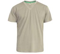 Duke Mens D555 Signature Kingsize T-Shirt - Khaki - Khaki - 4XL - 100% Combed Cotton