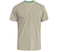 Duke Mens D555 Signature T-Shirt - Khaki - XXL - Khaki - 100% Combed Cotton
