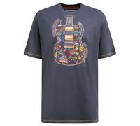 Duke Mens D555 Stockport Guitar T-Shirt - Denim - L - Denim