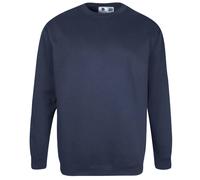 Duke Mens D555 Sweat Rockford Crew Neck Kingsize Jumper - Navy - Navy - 3XL - 65% Polyester/35% Cotton