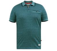 Duke Mens D555 Troy Textured Kingsize Polo Shirt - Teal - Teal - 3XL