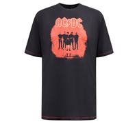 Duke Mens D555 Uxbridge AC/DC Kingsize T-Shirt - Washed Black - 5XL - Washed Black