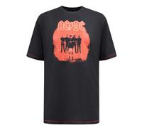 Duke Mens D555 Uxbridge AC/DC T-Shirt - Washed Black - S - Washed Black