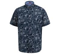 Duke Mens D555 Worthing Surf Kingsize Short Sleeve Shirt - Navy - 4XL - Navy