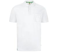 Duke Clothing Men's Grant Polo Shirt in White | Size: Medium Duke Clothing White M