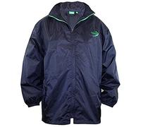 Duke Men's Kingsize Packaway Weather Proof Rain Coat Jacket With Pouch-Navy-6XL