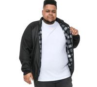 Duke Mens Marsden Zip Through Hybrid Knitted Jacket - Black - 4XL