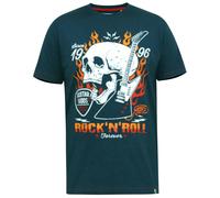 Duke Mens Neal D555 Skull Crew Neck Kingsize T-Shirt DC530