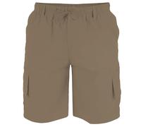 Duke Mens Nick D555 Elasticated Waist Cargo Shorts (2XL) (Sand)