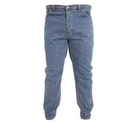 Duke Mens Rockford Carlos Kingsize Stretch Jeans (44S) (Stonewash)