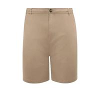 Duke Mens Spencer D555 Stretch Elasticated Waist Kingsize Shorts - Stone - XXL - Stone - 100% Mixed