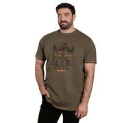 Duke Mens Stockton Drumming Gorilla Short Sleeve T-Shirt - Green - 6XL