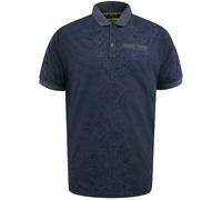 Duke Mens Uttoxeter All Over Leaf Print Polo Shirt - Blue - 5XL