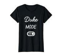 Duke Mode On Name Value Graphic T-Shirt, Women, Black, XS