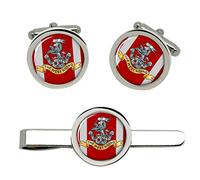 Duke of Wellington's Regiment, British Army Cufflinks and Tie Clip Set