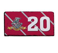 Duke of Wellington's Regiment House Number Slate Custom Military Badge Door Plaque Sign Personalised Garage Army Veteran Gift AS07