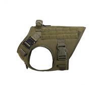 Duke & Scoop K9 Harness - Tactical Dog Harness for Dogs(Green,M)