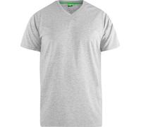 D555 Men's Signature Cotton Kingsize T-Shirt in Grey | Size: 5XL D555 Grey 5XL