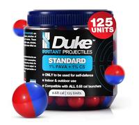 Duke Standard Non-Lethal Self Defense .68 Caliber Pepper Projectiles (125 Count) | Premium PAVA CS Pepper Balls