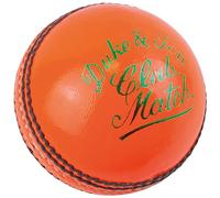 Dukes Club Match A Senior Cricket Ball - Orange